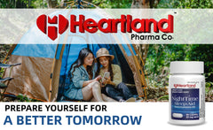 Packaging for Heartland Pharma Diphenhydramine 25mg 96-count