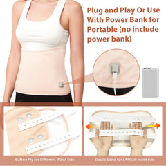 Water-repellent cotton flannel pad for castor oil absorption
