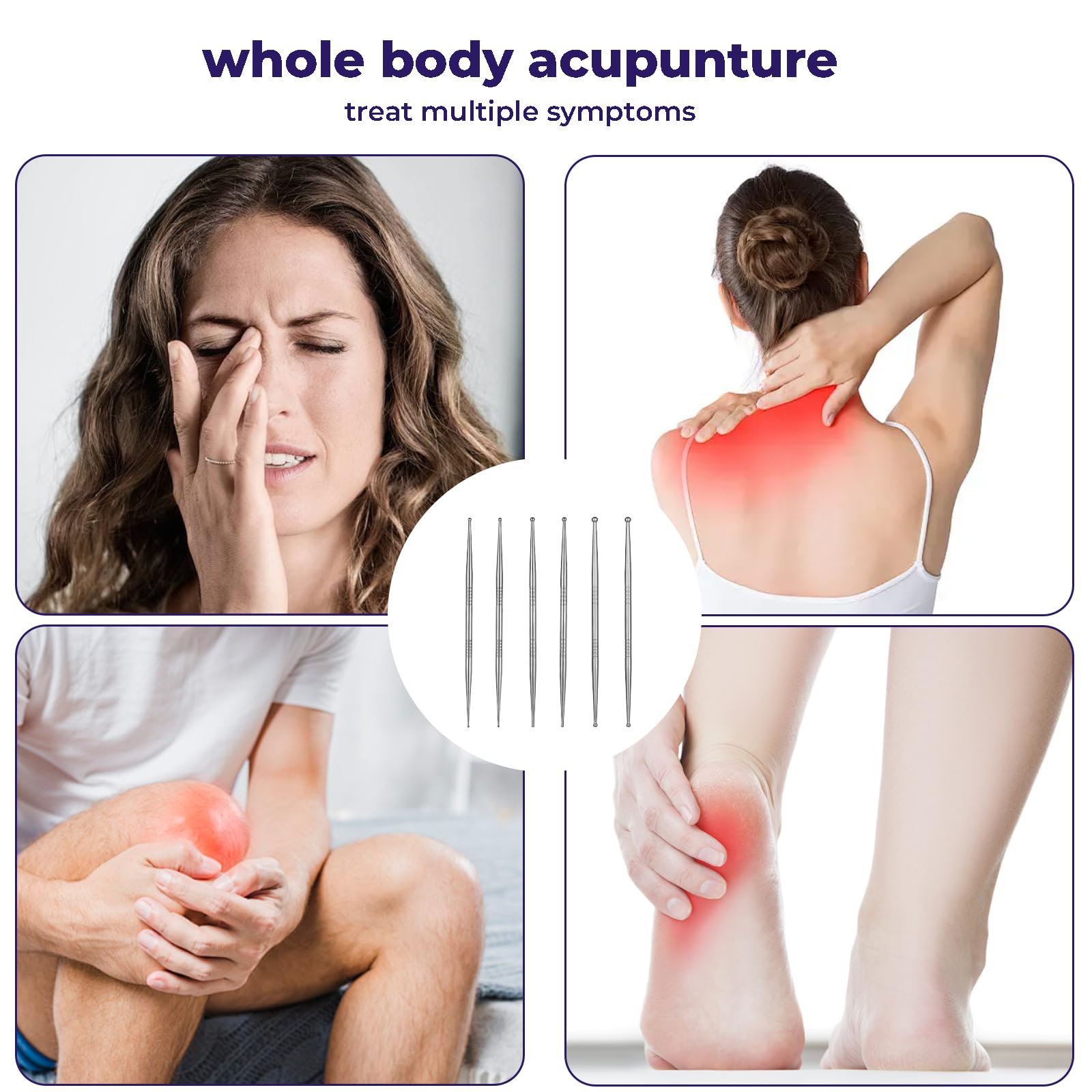 Usage example: ear acupuncture and reflexology points