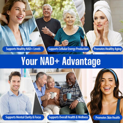 Close-up of the NAD+ Liposomal Supplement label showing 1455mg