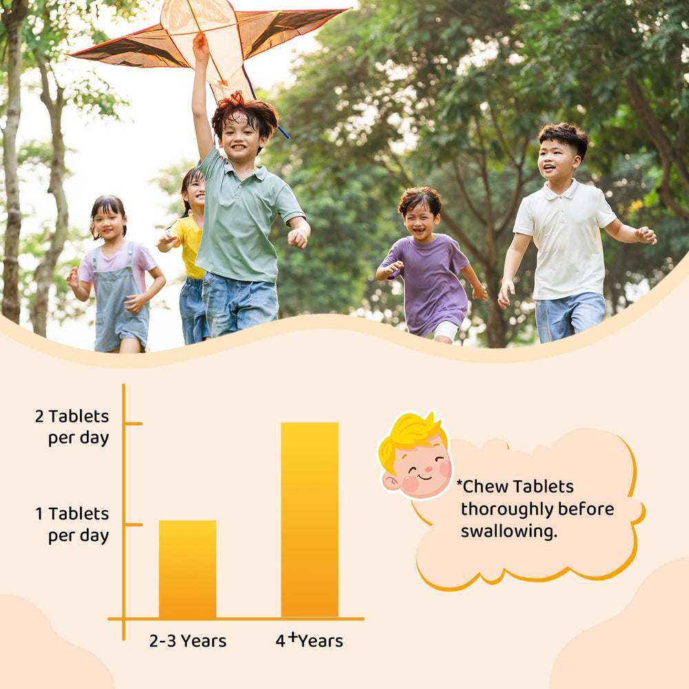 Illustration representing healthy eye development for children