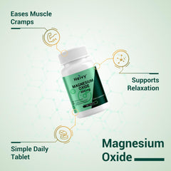 Magnesium supplement bottle with label emphasizing vegan and gluten-free