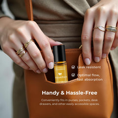 Travel-friendly roll-on in a pouch