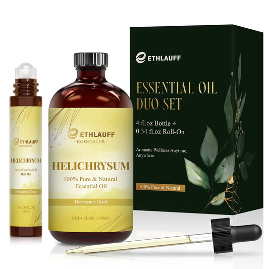 Helichrysum essential oil 4 oz bottle