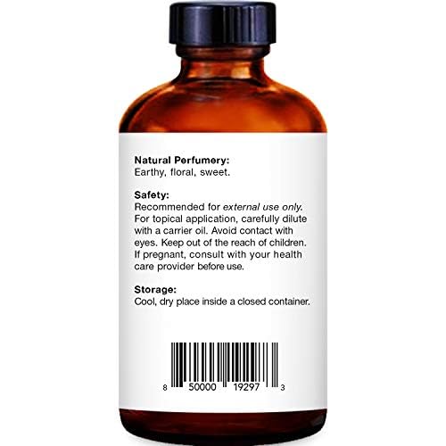 Close-up of Helichrysum essential oil bottle