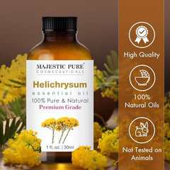 Helichrysum oil for skin care use
