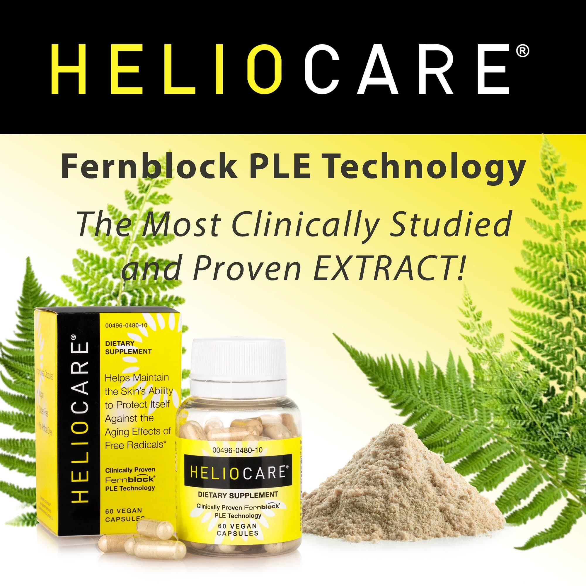 Note: Heliocare should be used with sunscreen, not as a sunscreen replacement