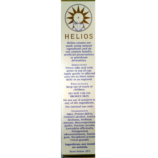 Two 30g Helios Arnica Cream tubes in the pack