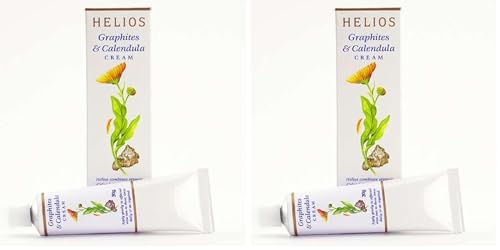 Helios Graphites and Calendula Cream 30g Tube Pack of 2 - front view