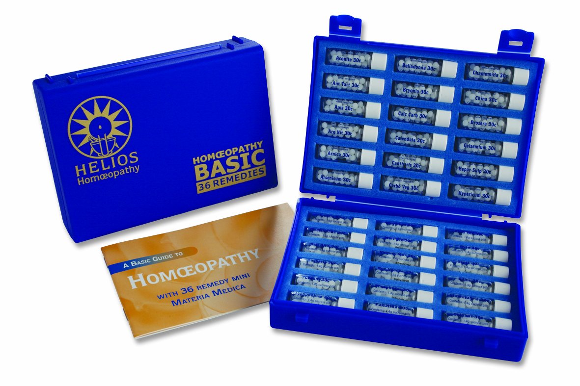 Front view of Helios Homeopathy 36-Remedy Deluxe Family Kit