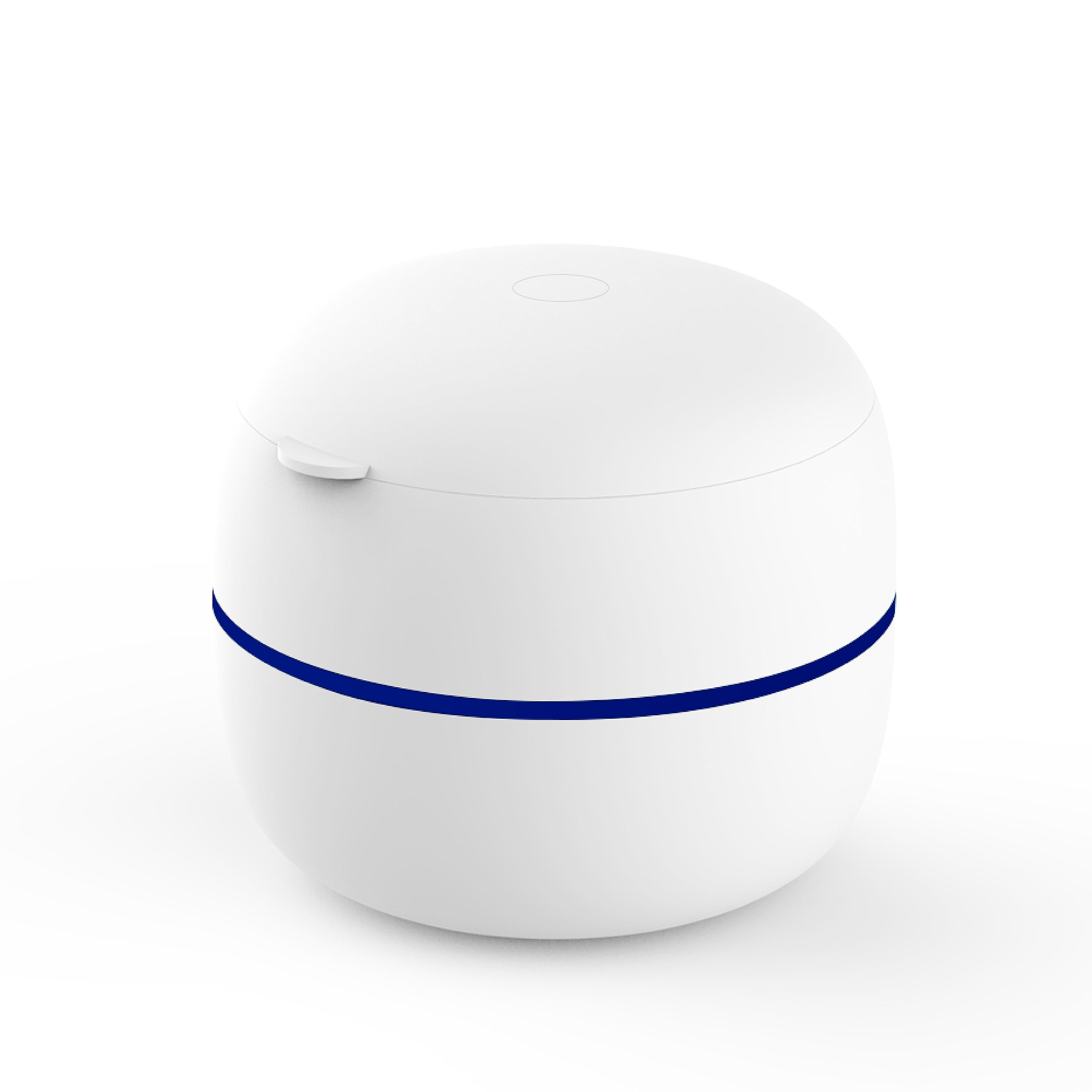 Open Hello Bright unit showing compact design and UV LEDs