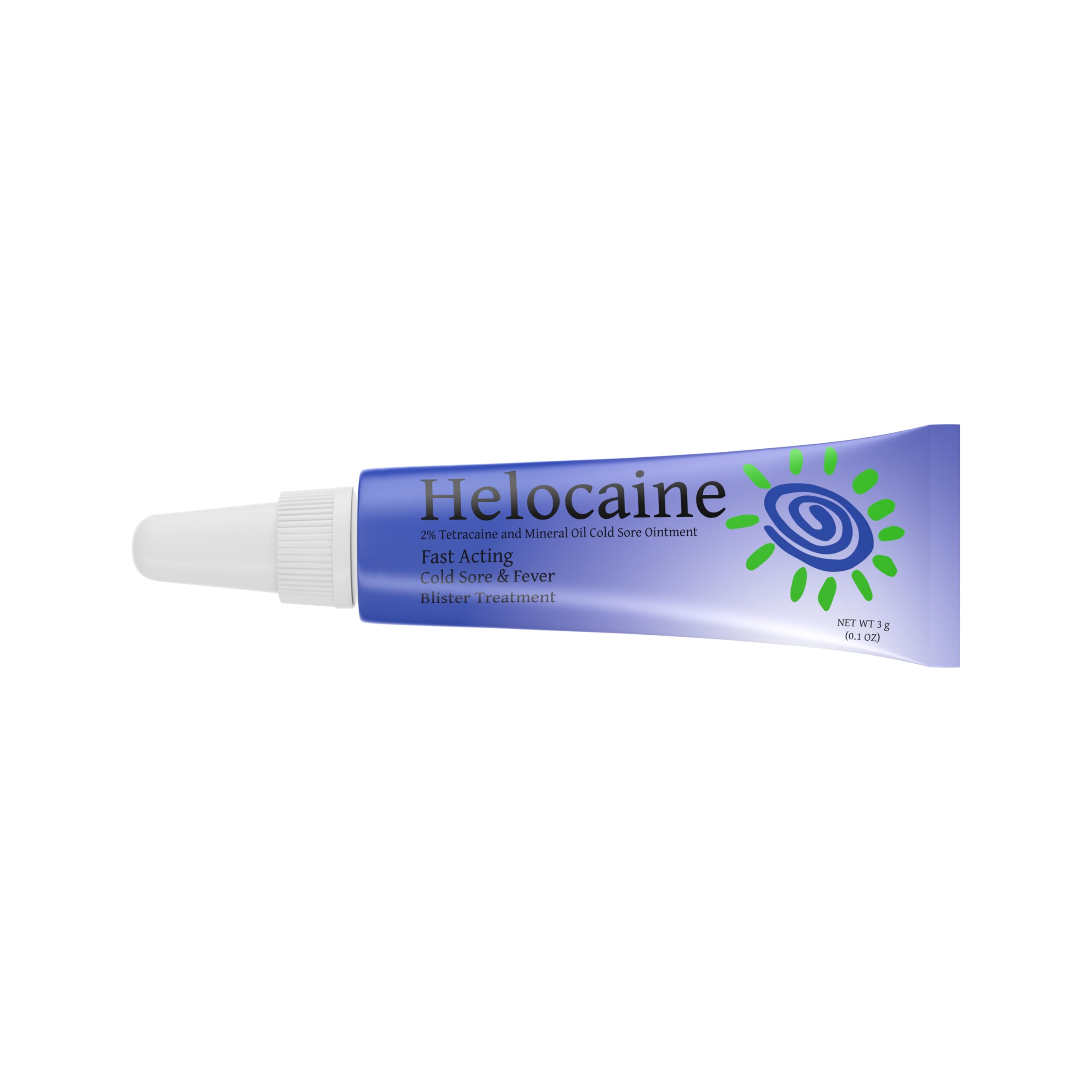 Helocaine application inside the mouth close-up for precise sparing use