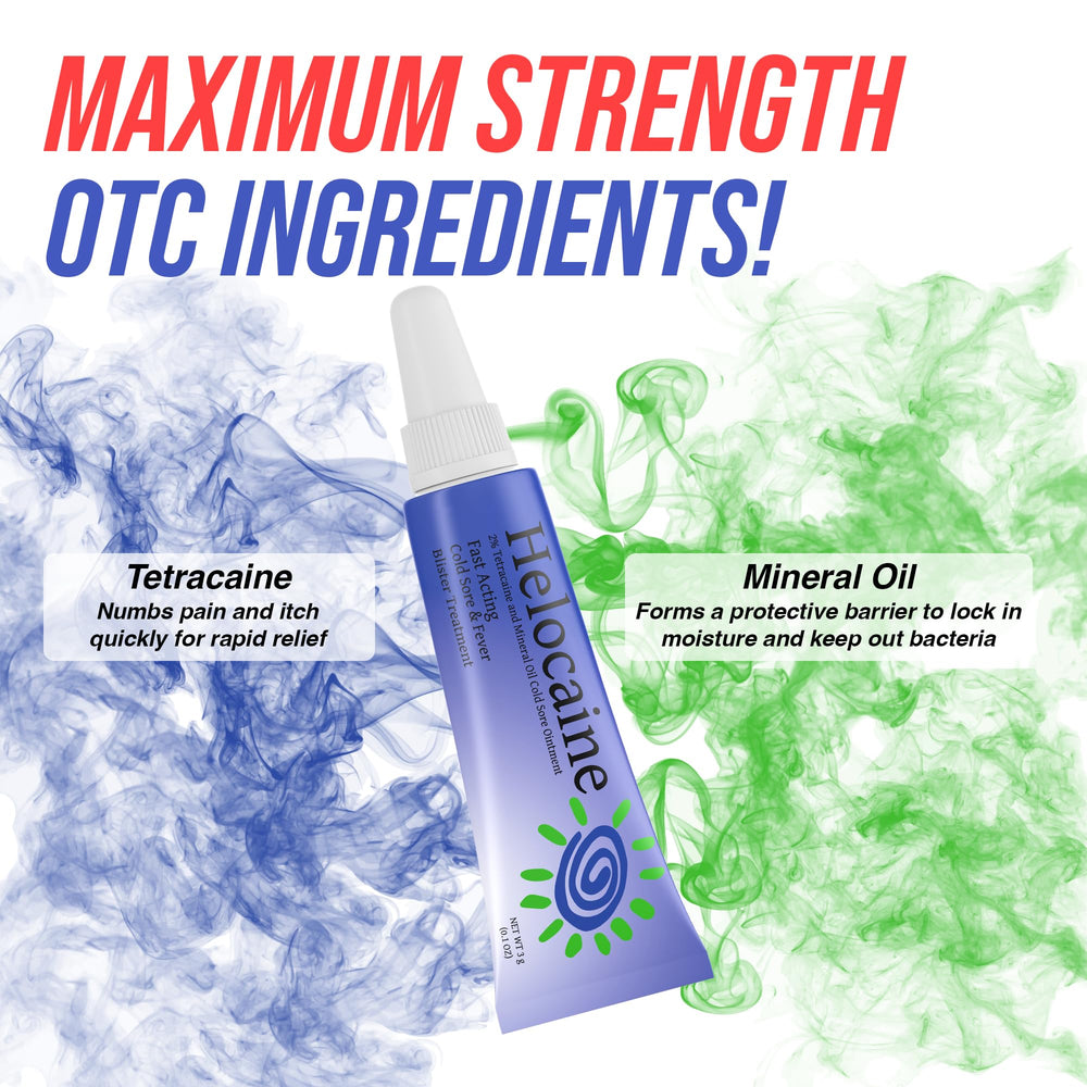 Helocaine on-the-go two-pack fits in pocket or purse
