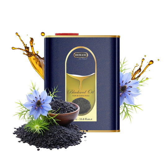 Hemani Black Seed Oil 1000ml bottle – front view