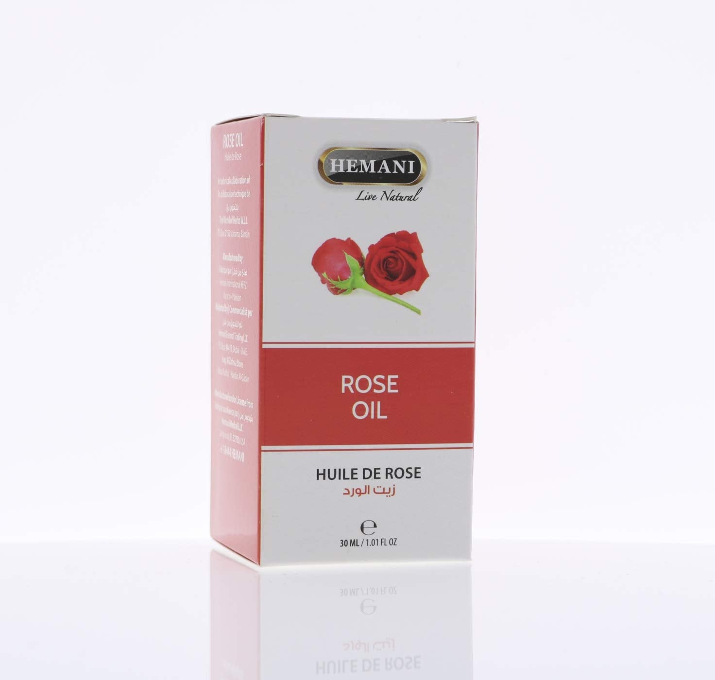 Ingredients and purity of Hemani Rose Oil