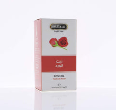 Hemani Rose Oil applied for skin and hair care