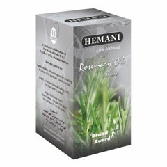 Hemani Rosemary Oil 30mL bottle – edible food-grade oil for hair, skin, and aromatherapy