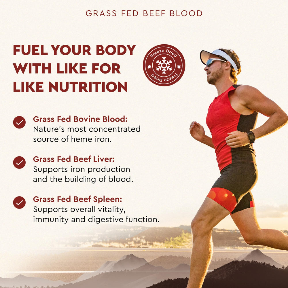 Heme iron, Vitamin B12 and Vitamin D in whole-food form