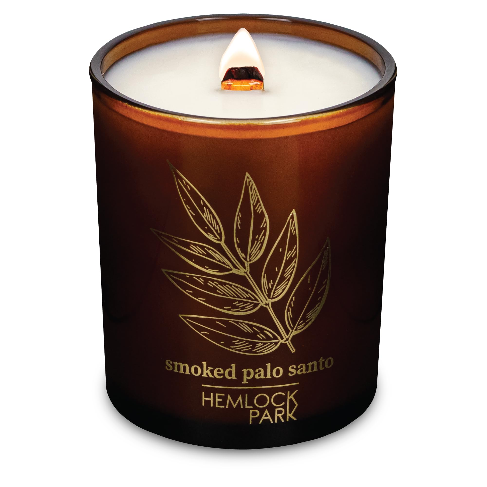 Hemlock Park Wood Wick Candle in Smoked Palo Santo, 7.2 oz