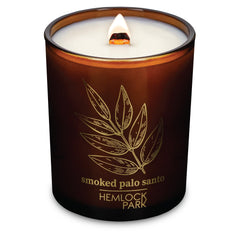 Hemlock Park Wood Wick Candle in Smoked Palo Santo, 7.2 oz