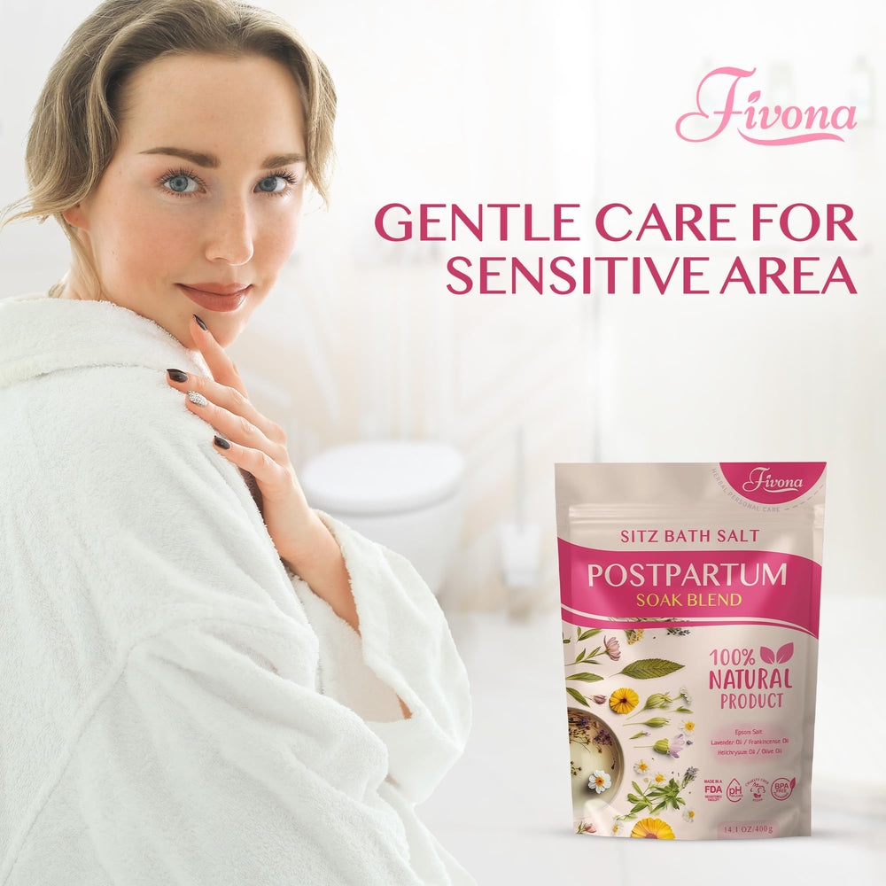 Sitz bath setup for hemorrhoid relief after childbirth
