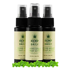 Hemp Daily Active Spray bottle front view