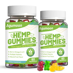 Hemp Gummies 2 Packs packaging