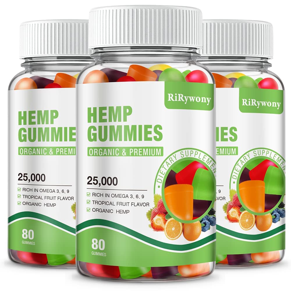 RiRywony Hemp Gummies bottle front label