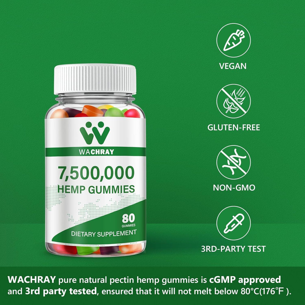 3-pack packaging of hemp gummies