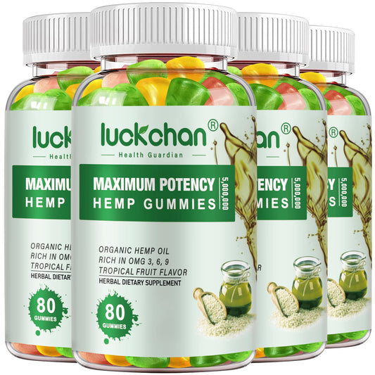 4-pack box of Hemp Gummies Advanced Extra Strength
