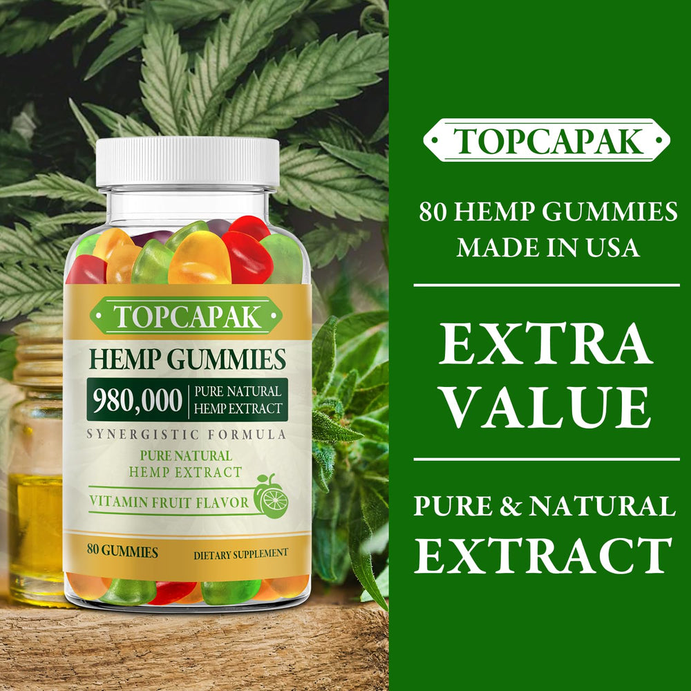 Extra strength bedtime hemp gummy for sleep support
