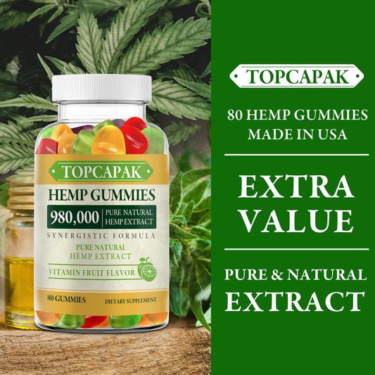 Extra strength bedtime hemp gummy for sleep support