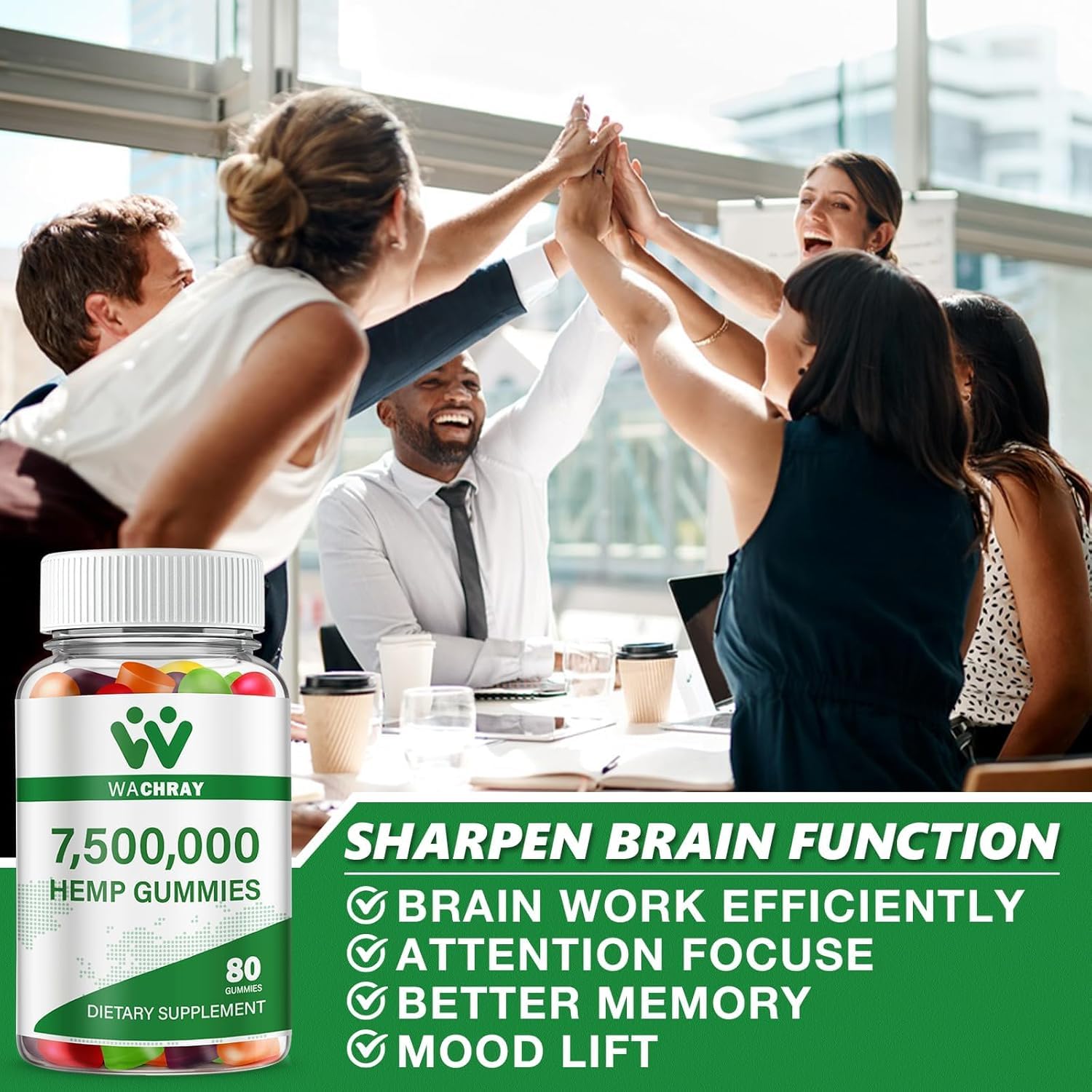 Tropical fruit flavor hemp gummies bite