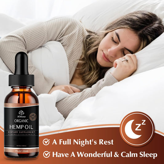 Hemp Oil 4-Pack bottle side view