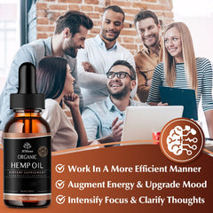 Hemp Oil 4-Pack CO2 extract process illustration