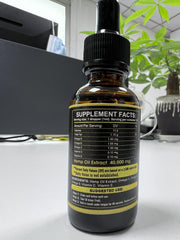 Relaxed and focused mood with hemp oil