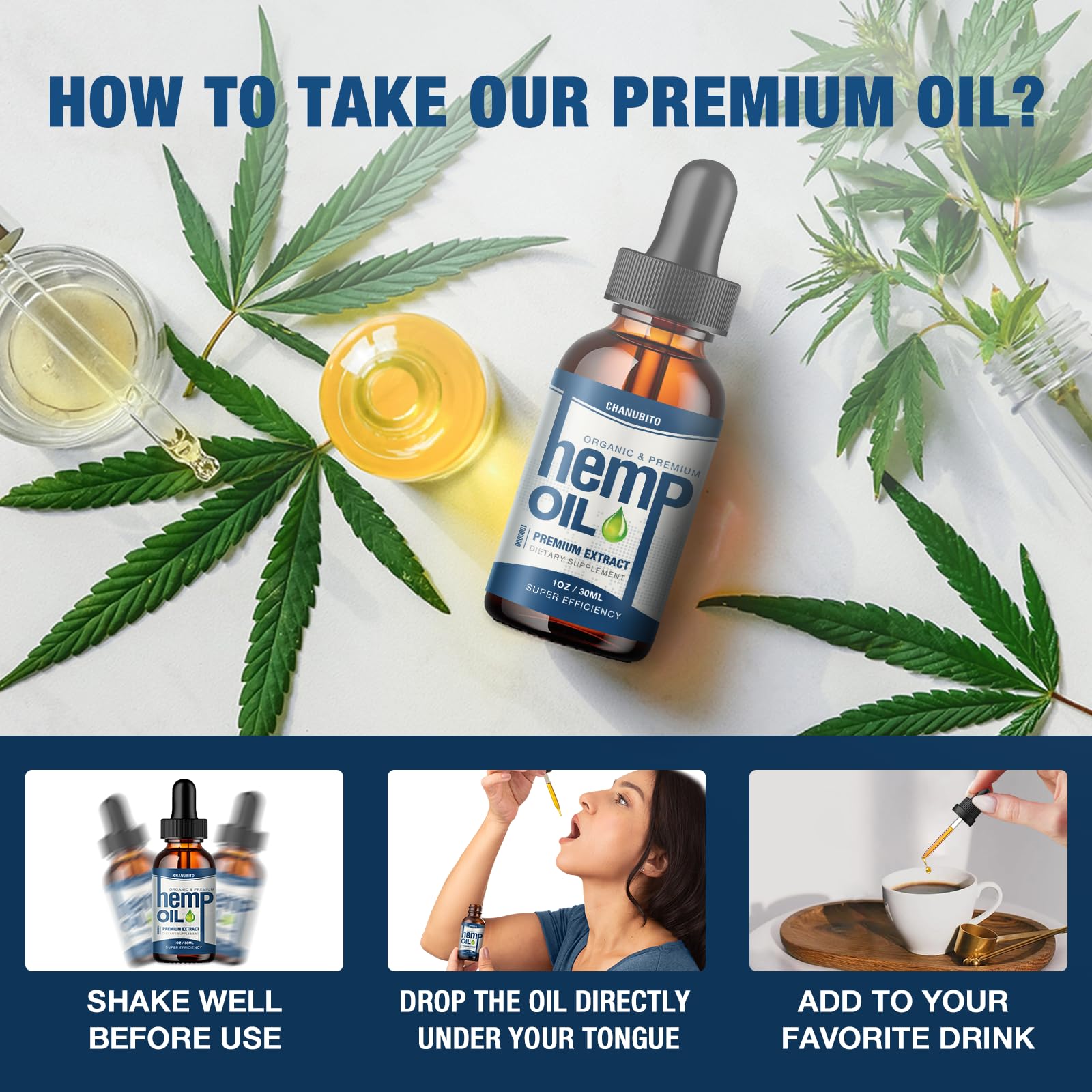 Hemp oil for mood support