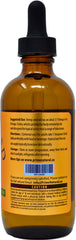Cold-pressed organic hemp seed oil 4oz bottle