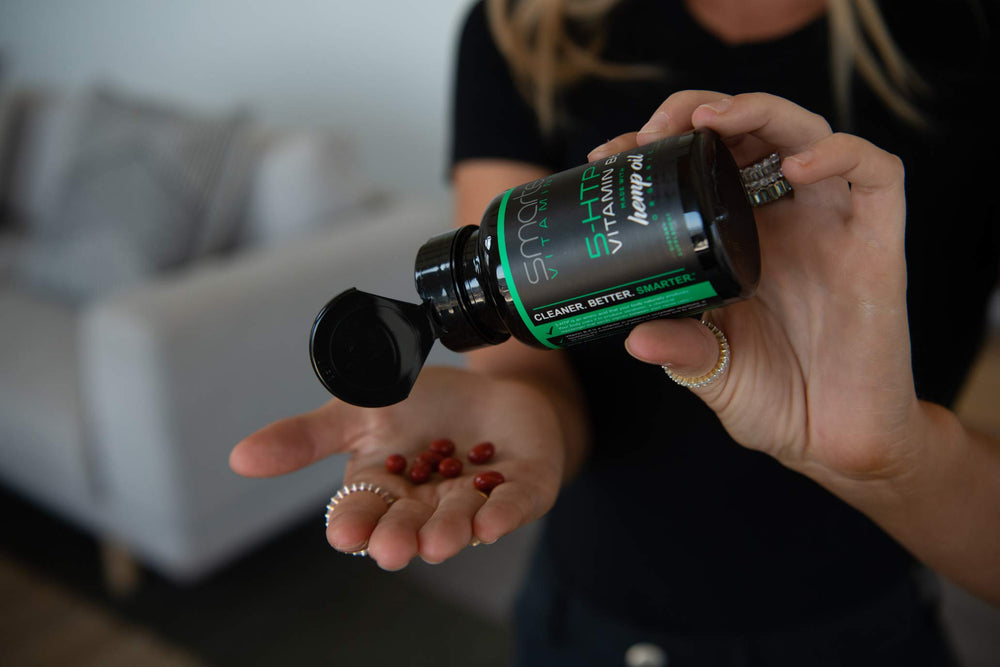 Illustration of hemp seed oil infusion for brain health