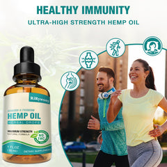 Close-up of hemp oil tincture bottle