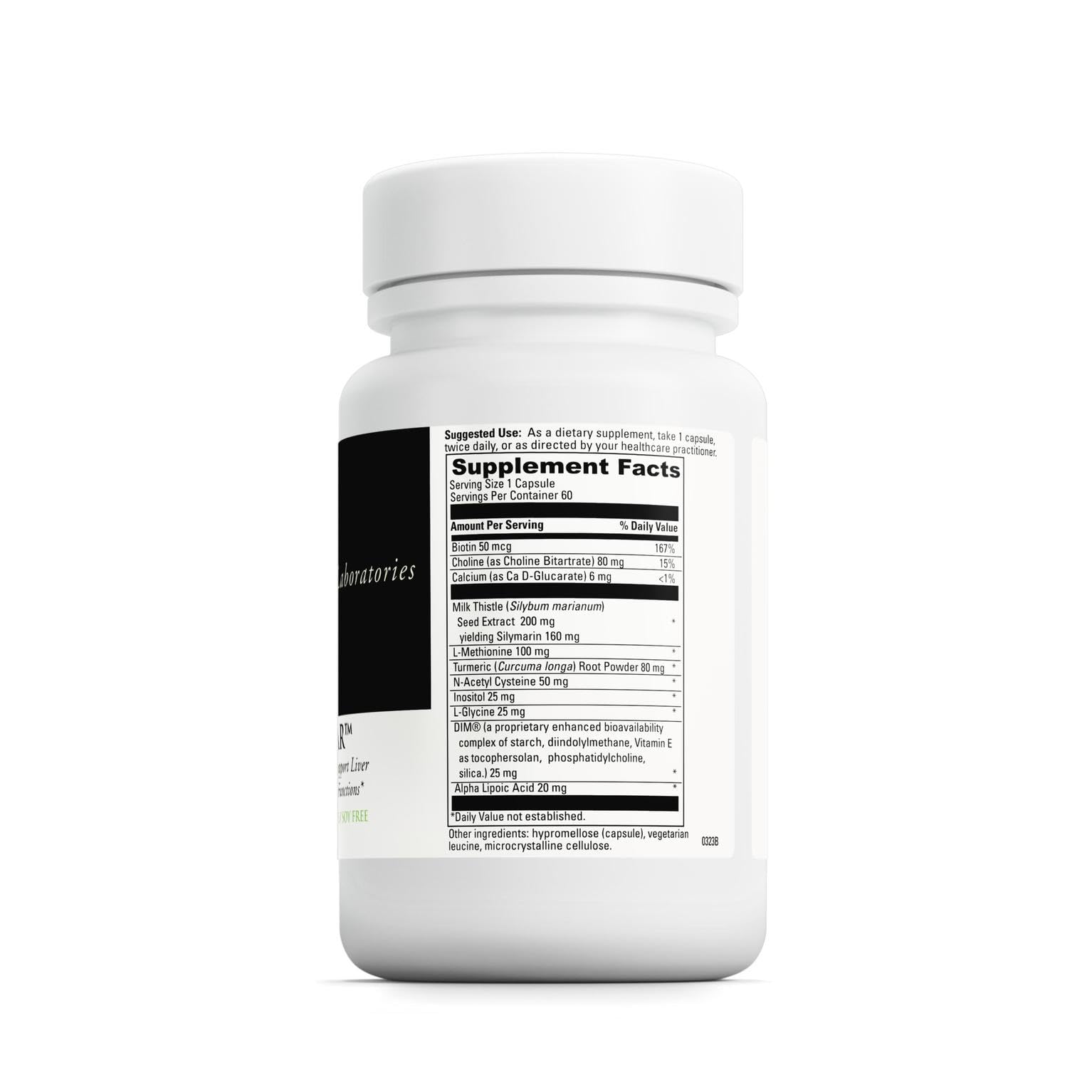 Hepaticlear product label by DaVinci Laboratories of Vermont