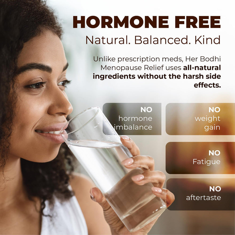 Her Bodhi MENO ashwagandha highlight for adaptogenic support