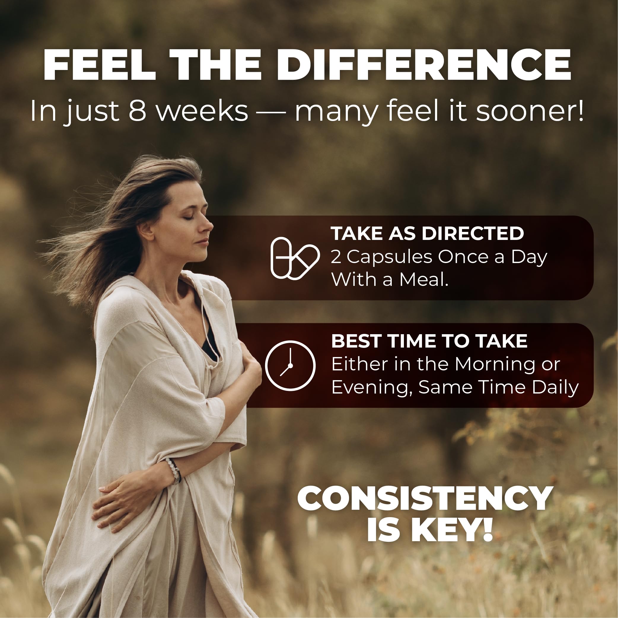 Her Bodhi MENO soy isoflavones illustration emphasizing plant-based balance