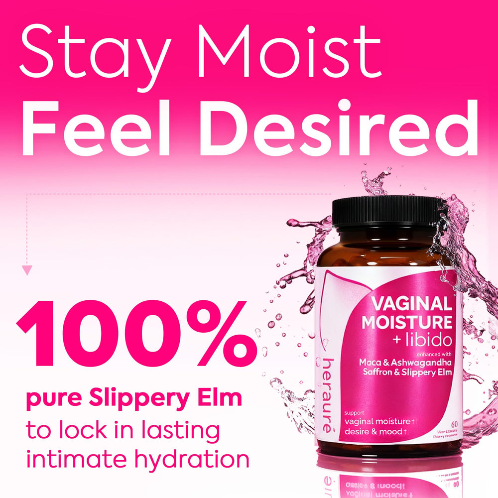 HerAuré Maca-Ginseng Combo capsules boost vitality and blood flow.
