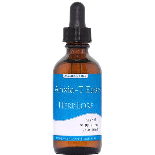 Herb Lore Anxia-T Ease Tincture 2 oz bottle on white background