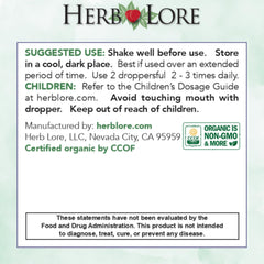 Child and adult using iron drops for daily supplementation