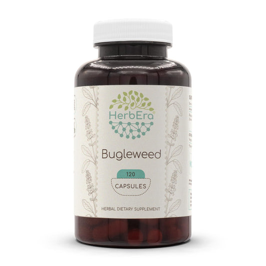 HerbEra Bugleweed 120 capsules bottle front view