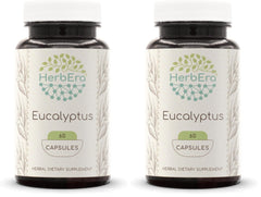 HerbEra Eucalyptus bottle on white background