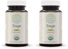 HerbEra Sage Organic 60 Capsules – front bottle view