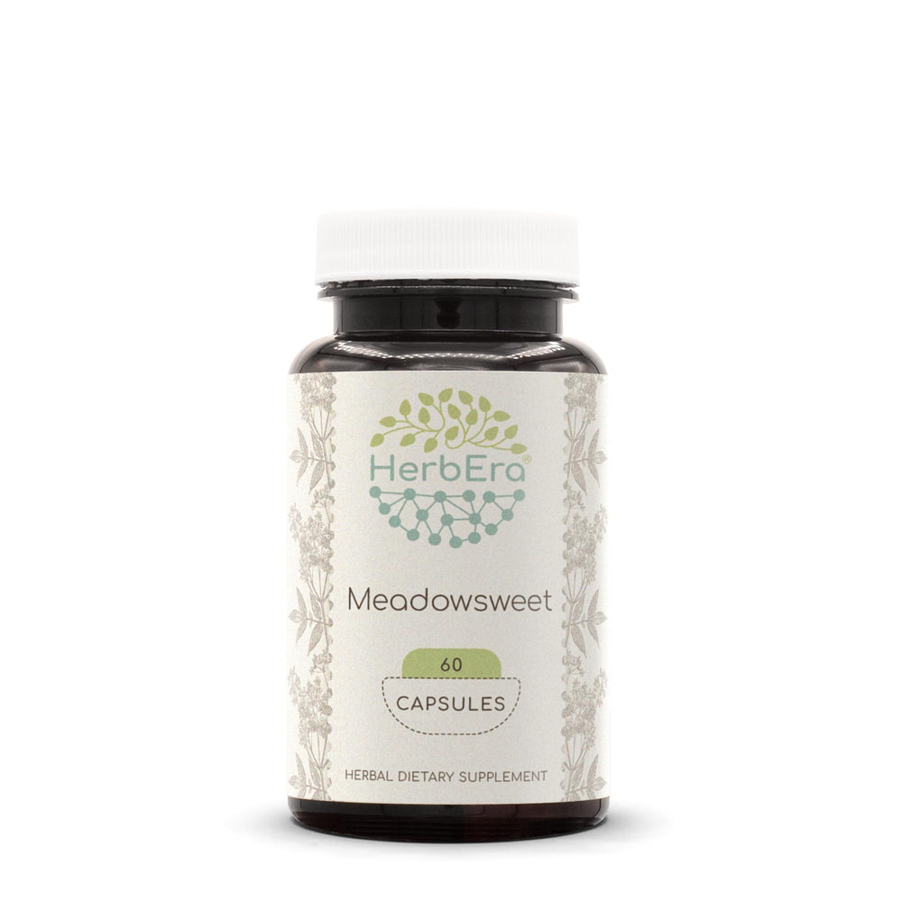 HerbEra Meadowsweet 60 capsules bottle front view